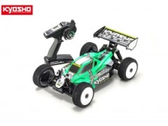 34113T1　1/8 ブラシレスパワード 4WD レーシングバギー インファーノ MP10e カラータイプ1 グリーン レディセット
