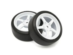 FATH705WD　装着済ドリフトタイヤFZ02(5Sレーシング ホイル /ホワイト/2入)