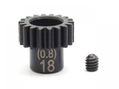 PNGS0818　スチールピニオンギヤ (18T/0.8M/φ5.0)