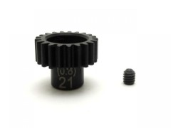 PNGS0821　スチールピニオンギヤ (21T/0.8M/φ5.0)
