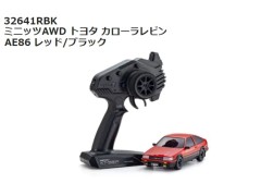 【 通販限定セール 】 　32641RBK　ミニッツAWD トヨタ カローラレビン AE86 レッド/ブラック レディセット　京商 / KYOSHO