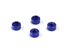 MZW418-25B　アルミフリクションマウントカラー (2.5mm/ブルー/4pcs)