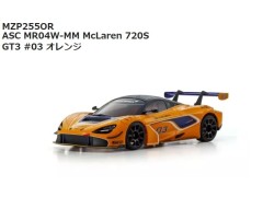 【2025年7月下旬入荷予定　予約】KYOSHO / 京商 MZP255OR ASC MR04W-MM マクラーレン720S GT3 #03 オレンジ