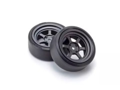 FATH711BKD　装着済ドリフトタイヤFZD2(RAYSTE37V/ブラックメタリック/2個入)