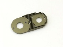 SCW011GMB　CNC モータープレート(ガンメタ/スコーピオン2014)