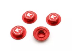 IFW649R　ホイールナット(レッド/4入/フランジキャップ/セレーション付) 