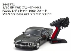 【2026年6月入荷予定　予約】34437T1 1/10 EP 4WD フェーザーMk2 FZ02L 1969 フォード マスタング Boss 429 ブラック ジェイド レディセット　京商 / KYOSHO