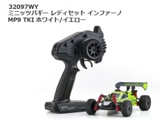 【2026年10月入荷予定　予約】32097WY ミニッツバギー インファーノ MP9 TKI ホワイト/イエロー　レディセット　京商 / KYOSHO