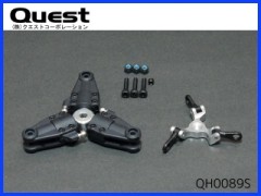 QUEST　QH0089S　スタンダード テールローターグリップ3Blade (シルバー)
