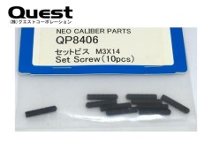 QP8406　セットビス M3x14 (10pcs)