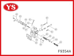F9354A　キャブレター組立　FZ91，FZ110