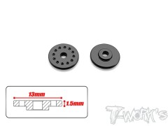 TE-242-A-DIY　13mm径削り出しショックピストン【ブランク/1.5mm厚】