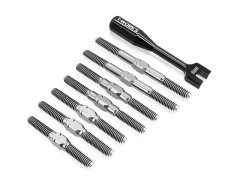 TB-342　64チタン製ターンバックルセット【アソシRC10 4WD】