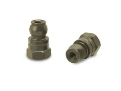 TE-128-D　7075アルミ製ショックブッシュ・ハードコート【9mm・2個入/B7.1】
