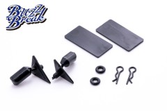 BB-RP-002　ドアミラーType-A ナンバープレート4 点セット