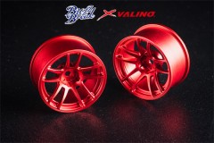 BB-RW-014　VALINO N820S アルミホイール26mm( レッドアルマイト/OFF+7)