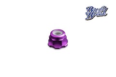 BB-LN-003　BuzzBreak BB LOCK NUT (パープル/ 4pcs)
