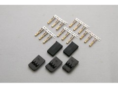 RCB-F5　プロスペック 受信機用ブラックコネクター フタバ用 5個入