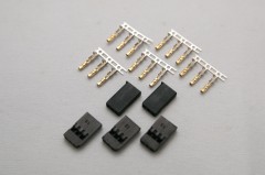RCB-F5　プロスペック 受信機用ブラックコネクター フタバ用 5個入