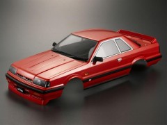 48677　1/10 Nissan Skyline (R31) レッド 完成ボディ