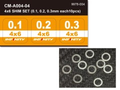CM-A004-04　4x6シムセット（0.1, 0.2, 0.3mm各10枚）