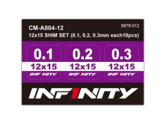 CM-A004-12　12x15シムセット（0.1, 0.2, 0.3mm各10枚）