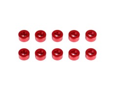 CM-A005-30　アルミスペーサー 3x6x3.0mm（レッド/10個）