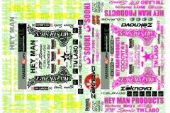 VGP-611　バイナル&ロゴステッカーセット(HEY MAN仕様)