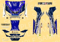 VGP-622　バイナル＆ロゴステッカーSET　堀野 仁 -仕様＜TOYO TIRES公認＞