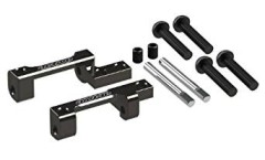 STR188GU　DIB対応アルミ・アッパーAアームマウント　ガンメタ