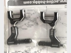 STR204BL　TT02 アジャステッド・アッパーアーム　リヤ　（ブラック）