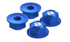 STR216B　センターキャップ型アルミホイールナット　（4個入/ブルー）