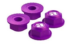 STR216P　センターキャップ型アルミホイールナット　（4個入/パープル）