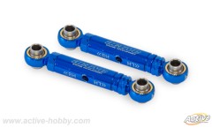 STR234B　ピロボール付ターンバックルタイロッドS （34～48mm/2セット/ブルー）