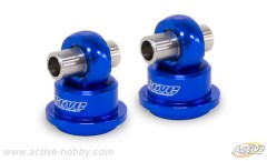 STR236DB　ドリパケ用ピロボール付ショックキャップ （全長調整式/2セット/ダークブルー）