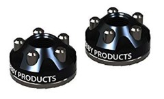 STR242GU　リアルスケール・５穴ホイールナット（2個/ブラック＆ガンメタ）