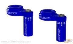 STR267DB　TRFダンパー対応ピギーバック・ショックキャップ　（2個/ダークブルー）