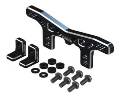 STR275BL　TT-02TYPE-S対応アルミ・フロントダンパーステー（ブラック）