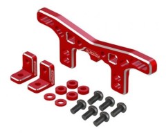 STR275R　TT-02TYPE-S対応アルミ・フロントダンパーステー（レッド）