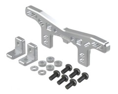 STR275S　TT-02TYPE-S対応アルミ・フロントダンパーステー（シルバー）