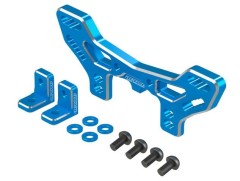 STR276B　TT-02TYPE-S対応アルミ・リヤダンパーステー（ブルー）