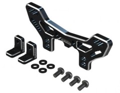 STR276BL　TT-02TYPE-S対応アルミ・リヤダンパーステー（ブラック）