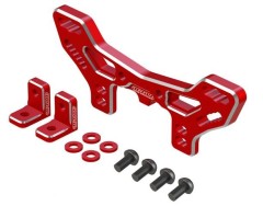 STR276R　TT-02TYPE-S対応アルミ・リヤダンパーステー（レッド）