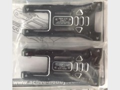 STR284BL　ロングリバサス対応アルミ・リヤサスアーム　（ブラック）