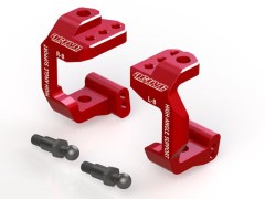 STR292R　ドリパケ対応ハイアングル・アルミCハブ　（レッド）