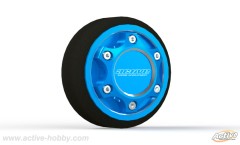 STR305B　フタバＴ4ＰＸ用アルミ・ステアリングホイール　(ブルー)
