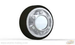 STR305S　フタバＴ4ＰＸ用アルミ・ステアリングホイール　(シルバー)