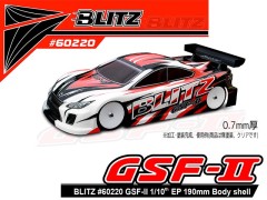 BLITZ ラジコンボディ 1/10スケール Red RC » Blitz Pista-10 1:10 190mm GT Bodyshell