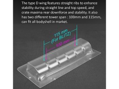60317D-05　BLITZ ツーリング用ウィング Type-D 0.5mm