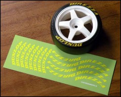 STS020　Dタイヤロゴステッカー(ダンロップ/DUNLOP･DIREZZA)